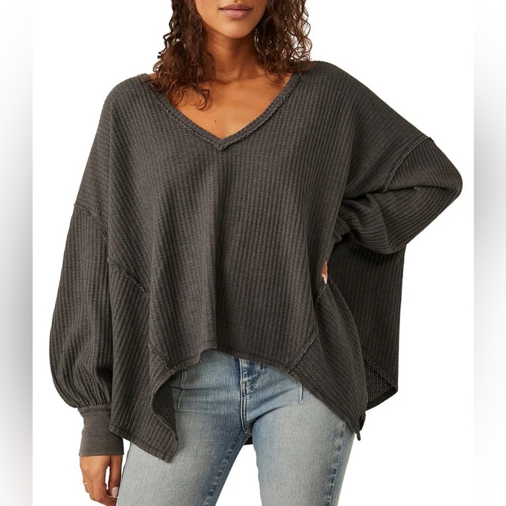 Free People Coraline Thermal Shirt